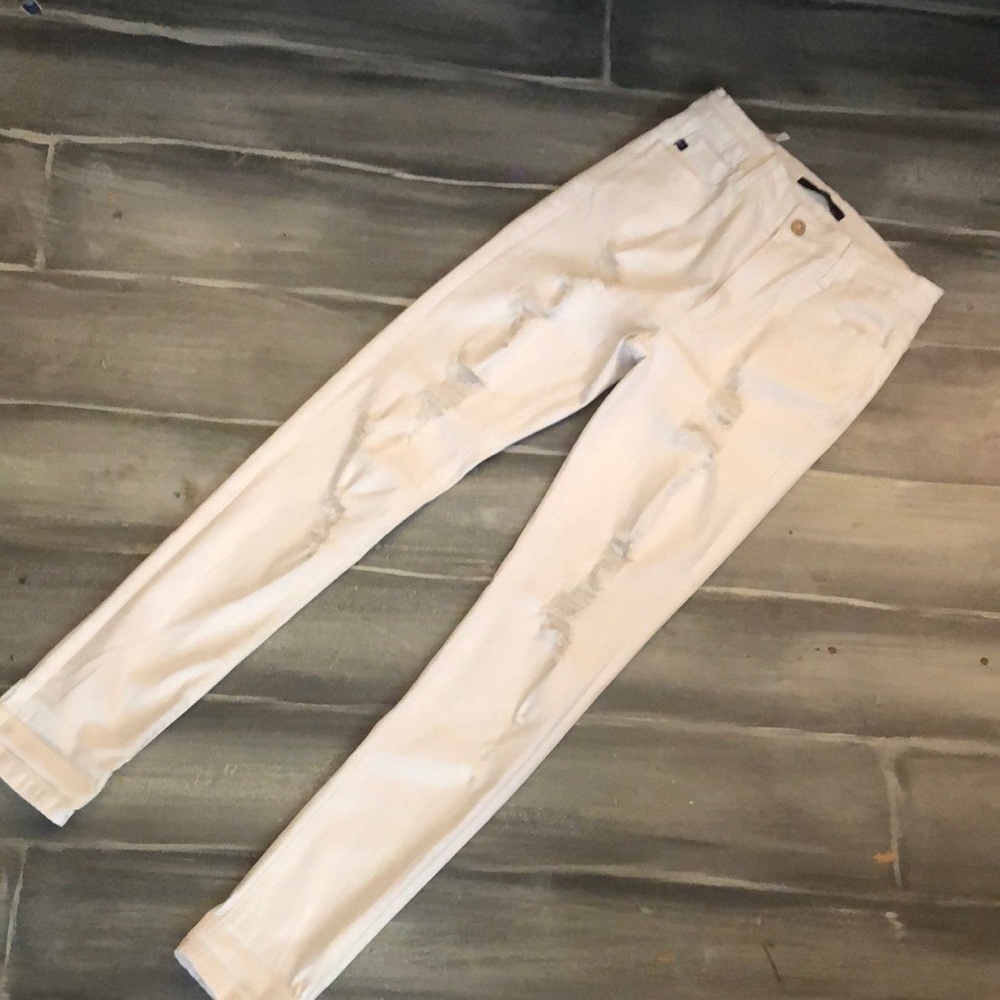 Kancan white distressed Estilo Jeans W9 28